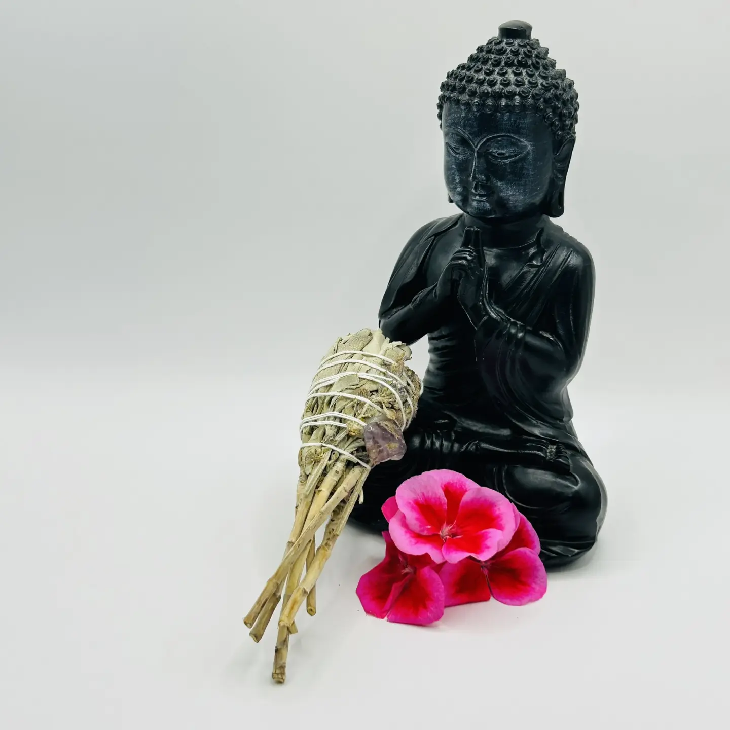 Duhovno zdravilna bakla z žajbljem (ametist)