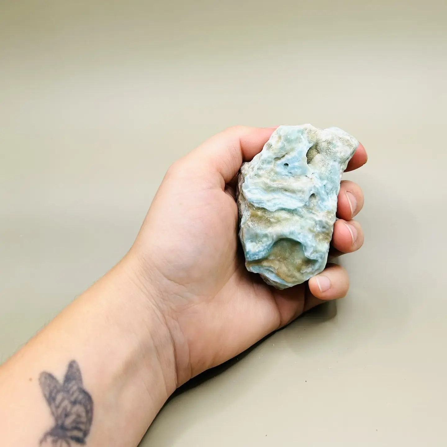 Modri aragonit - surov