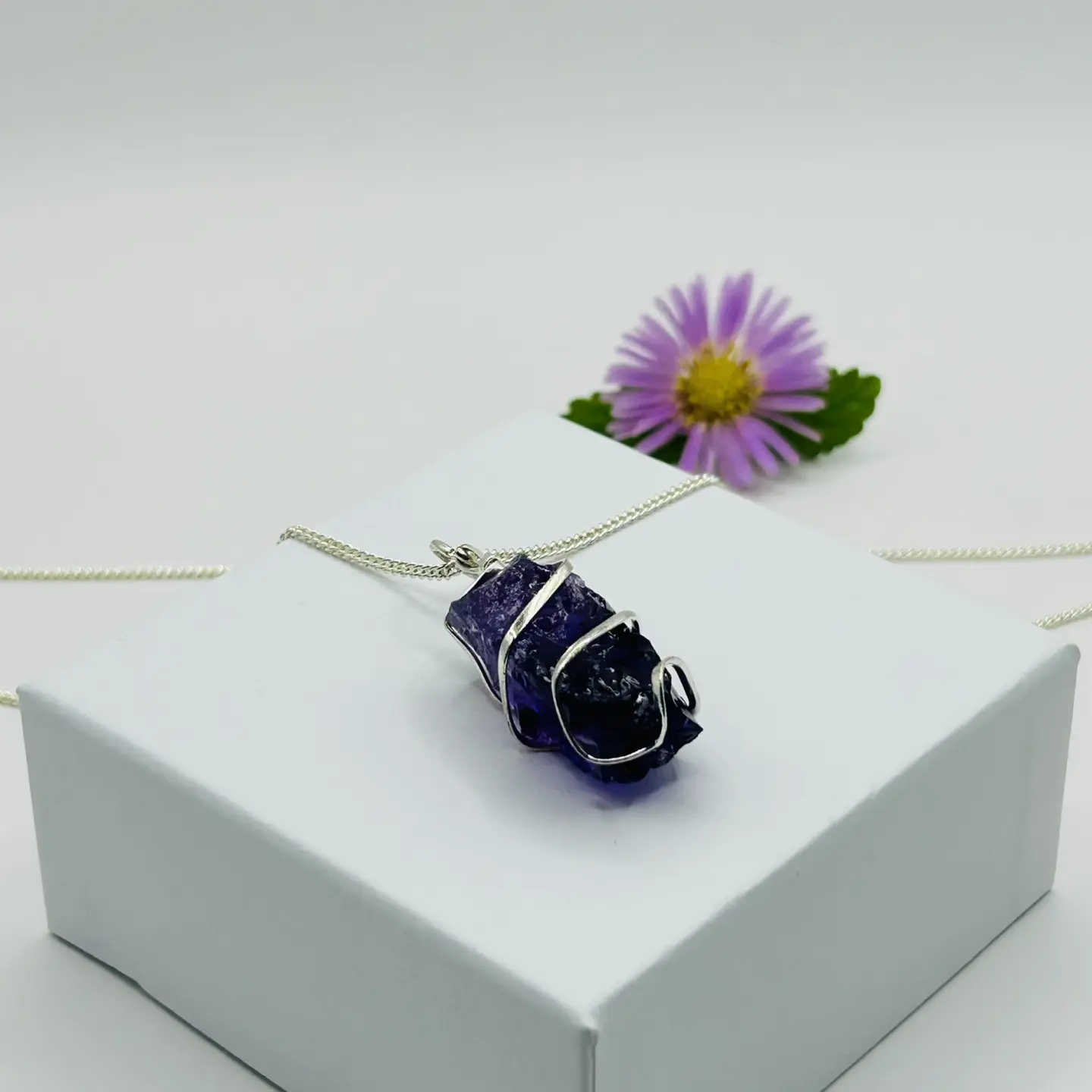 Ogrlica Kaskada - Ametist