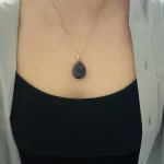 Ogrlica ametist-kaplja
