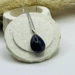 Ogrlica ametist-kaplja