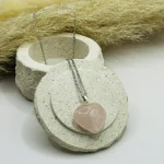 Ogrlica roževec-srce